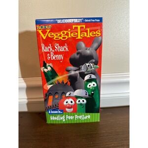 VeggieTales Rack Shack & Benny VHS Big Idea Handling Peer Pressure
